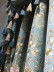 QY2168B Maia Embroidered Floral Thick Chenille Custom Made Curtains