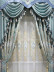 QY2168B Maia Embroidered Floral Thick Chenille Custom Made Curtains