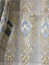 QY2168B Maia Embroidered Floral Thick Chenille Custom Made Curtains