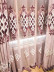QY2168E Maia Embroidered Geometric Thick Chenille Custom Made Curtains