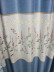 QY2168D Maia Embroidered Floral Thick Chenille Custom Made Curtains