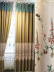 QY2168D Maia Embroidered Floral Thick Chenille Custom Made Curtains