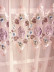 QY2168G Maia Embroidered Floral Thick Chenille Custom Made Curtains