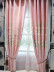 QY2168H Maia Embroidered Floral Thick Chenille Custom Made Curtains