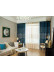 QYC225N Bimberi Number Eight Pattern Luxury Damask Embroidered Blue Green Pink Grey Custom Made Curtains(Color: Blue)