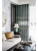 QYC225RA Bimberi Openwork Pagoda Luxury Embroidered Blue Grey Ready Made Grommet Curtains(Color: Grey)