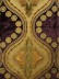 Maia Vintage Damask Single Pinch Pleat Velvet Curtains (Color: Byzantium)