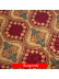 Maia Vintage Damask Velvet Custom Made Curtains (Color: Burgundy)
