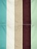 Silver Beach Bold Stripe Goblet Faux Silk Curtains (Color: Ivory)