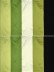 Silver Beach Bold Stripe Versatile Pleat Faux Silk Curtains (Color: Apple green)