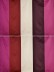 Silver Beach Bold Stripe Triple Pinch Pleat Faux Silk Curtains (Color: Cardinal)