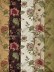 Silver Beach Embroidered Full Blossom Faux Silk Fabric Sample (Color: Fallow)