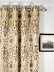 Silver Beach Embroidered Colorful Damask Grommet Faux Silk Curtains Heading Style