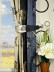 Silver Beach Embroidered Leaves Grommet Faux Silk Curtains Decorative Tiebacks