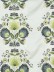 Silver Beach Embroidered Blossom Faux Silk Custom Made Curtains (Color: Pear)