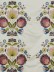 Silver Beach Embroidered Blossom Grommet Faux Silk Curtains (Color: Charm pink)