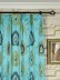 Silver Beach Embroidered Extravagant Faux Silk Custom Made Curtains (Heading: Versatile Pleat)