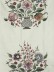 Halo Embroidered Vase Dupioni Silk Fabric Sample (Color: Eggshell)