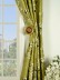Halo Embroidered Four-leaf Clovers Double Pinch Pleat Dupioni Silk Curtains Holdbacks