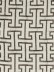 Halo Embroidered Maze-like Design Dupioni Silk Fabric Sample (Color: Eggshell)