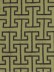 Halo Embroidered Maze-like Design Dupioni Silk Fabrics (Color: Olive)