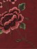 Halo Embroidered Hollyhocks Grommet Dupioni Silk Curtains (Color: Burgundy)