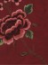 Halo Embroidered Hollyhocks Dupioni Silk Custom Made Curtains (Color: Burgundy)