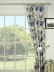 Halo Embroidered Hollyhocks Single Pinch Pleat Dupioni Silk Curtains