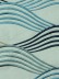Halo Embroidered Ripple-shaped Dupioni Silk Fabrics (Color: Magic mint)