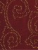 Halo Embroidered Scroll Damask Dupioni Silk Custom Made Curtains (Color: Burgundy)