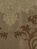 Rainbow Embroidered Classic Damask Dupioni Custom Made Curtains (Color: Brown)
