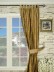 Rainbow Embroidered Classic Damask Tab Top Dupioni Silk Curtains