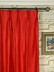 Oasis Solid Red Dupioni Silk Custom Made Curtains (Heading: Double Pinch Pleat)