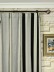 Petrel Vertical Stripe Chenille Custom Made Curtains (Heading: Single Pinch Pleat)