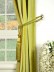 Petrel Heavy-weight Stripe Grommet Chenille Curtains Tassel Tiebacks