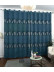 QYFL1321C Wrangell European Leaves Blue Grey Purple Jacquard Velvet Custom Made Curtains For Living Room(Color: Sky blue)
