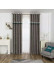 QYFL1421E Wrangell Jacquard Velvet Custom Made Curtains For Living Room(Color: Brown)