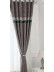 QYFL1421F Wrangell Jacquard Velvet Custom Made Curtains For Living Room(Color: Brown)