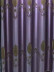 QYFL1821B On Sales Rainier Brocade Faux Silk Leaves Grey Beige Blue Purple Custom Made Curtains(Color: Purple)