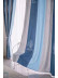 QYFL223A On Sales Petrel Blue Grey Stripe Chenille Custom Made Curtains