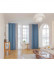 QYFL2302DA 2023 New Arrival Petrel Blue Grey Green Chenille Ready Made Curtains For Living Room