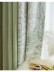 QYFL2302KA 2023 New Arrival Petrel Blue Pink Green Chenille Ready Made Curtains For Living Room