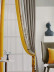 QYFL9003D Illawarra Flower Faux Linen Eyelet Ready Made Extra Wide Curtains For Living Room(Color: Grey)