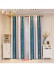 QYFLRDR On Sales Petrel Green Grey Stripe Trees Custom Made Curtains