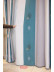 QYFLRDR On Sales Petrel Green Grey Stripe Trees Custom Made Curtains