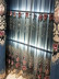 QYFLS2020H Bona  Embroidered Flowers Blue Custom Made Sheer Curtains 