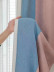 QYH2407A Made To Measure Chenille Curtains Stripe Mediterranean(Color: Pink)