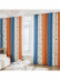 QYH2407BD Eyelet Ready Made Curtains Stripe Chenille Ginkgo Biloba