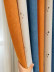 QYH2407CD Pink Blue Orange Eyelet Ready Made Curtains Stripe Chenille(Color: Orange)
