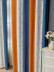 EQYH2407CD Eyelet Extra Wide Living Room Curtains Chenille Stripe